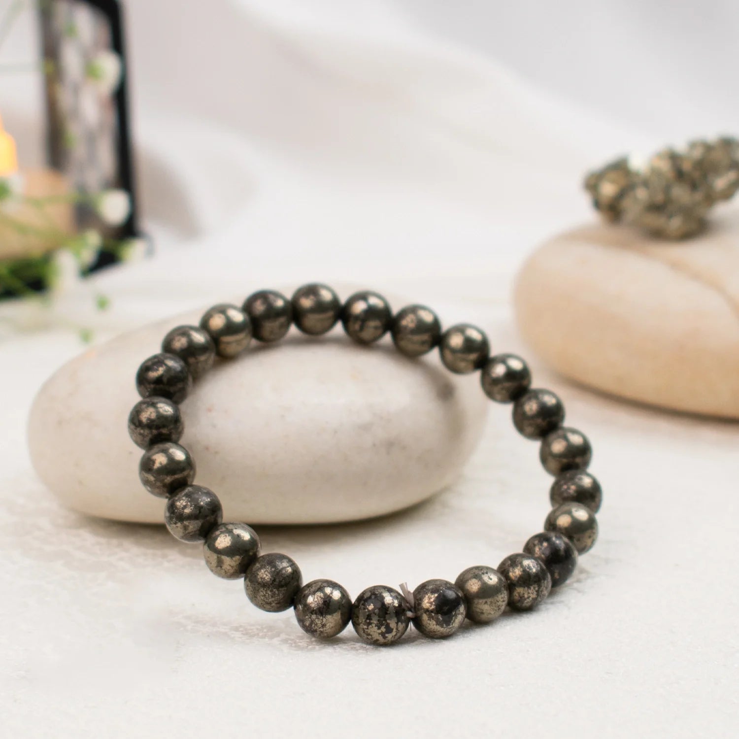 Raw Pyrite Bracelet