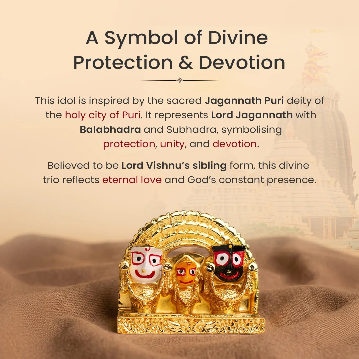 Shri Jagannath Balabhadra Subhadra Idol