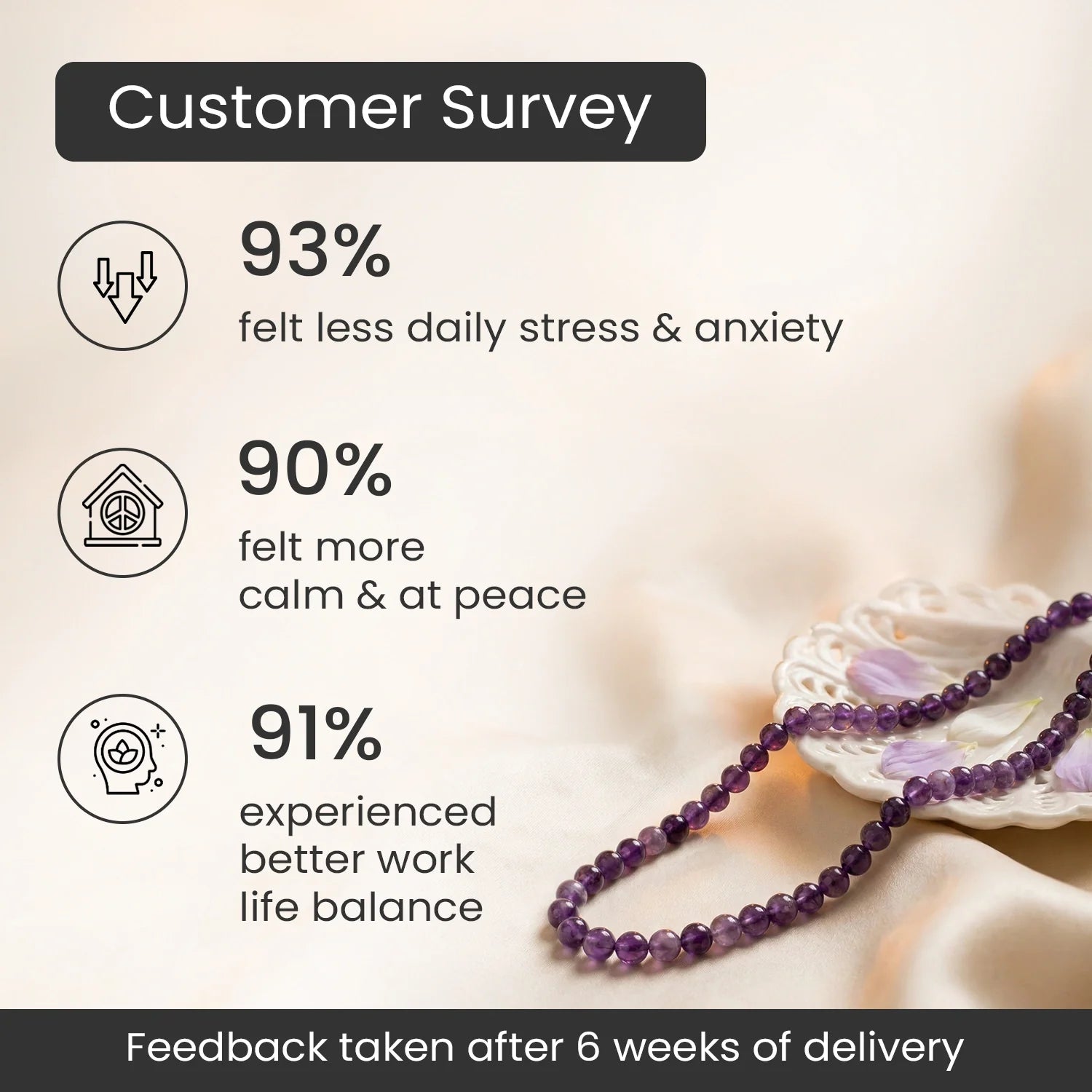 Amethyst Mala - 8mm || 108 Beads