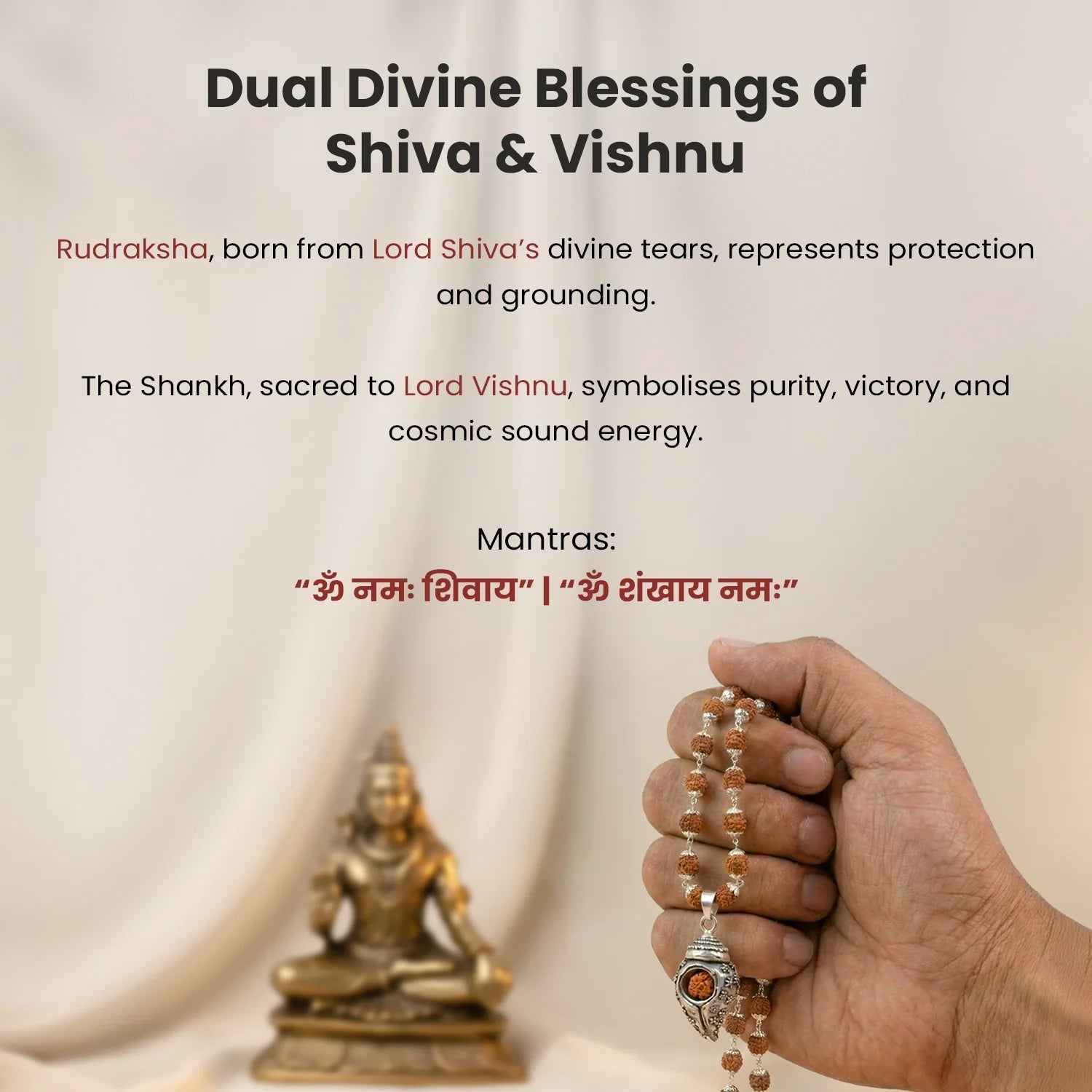 Divya Shankh Rudraksha Mala