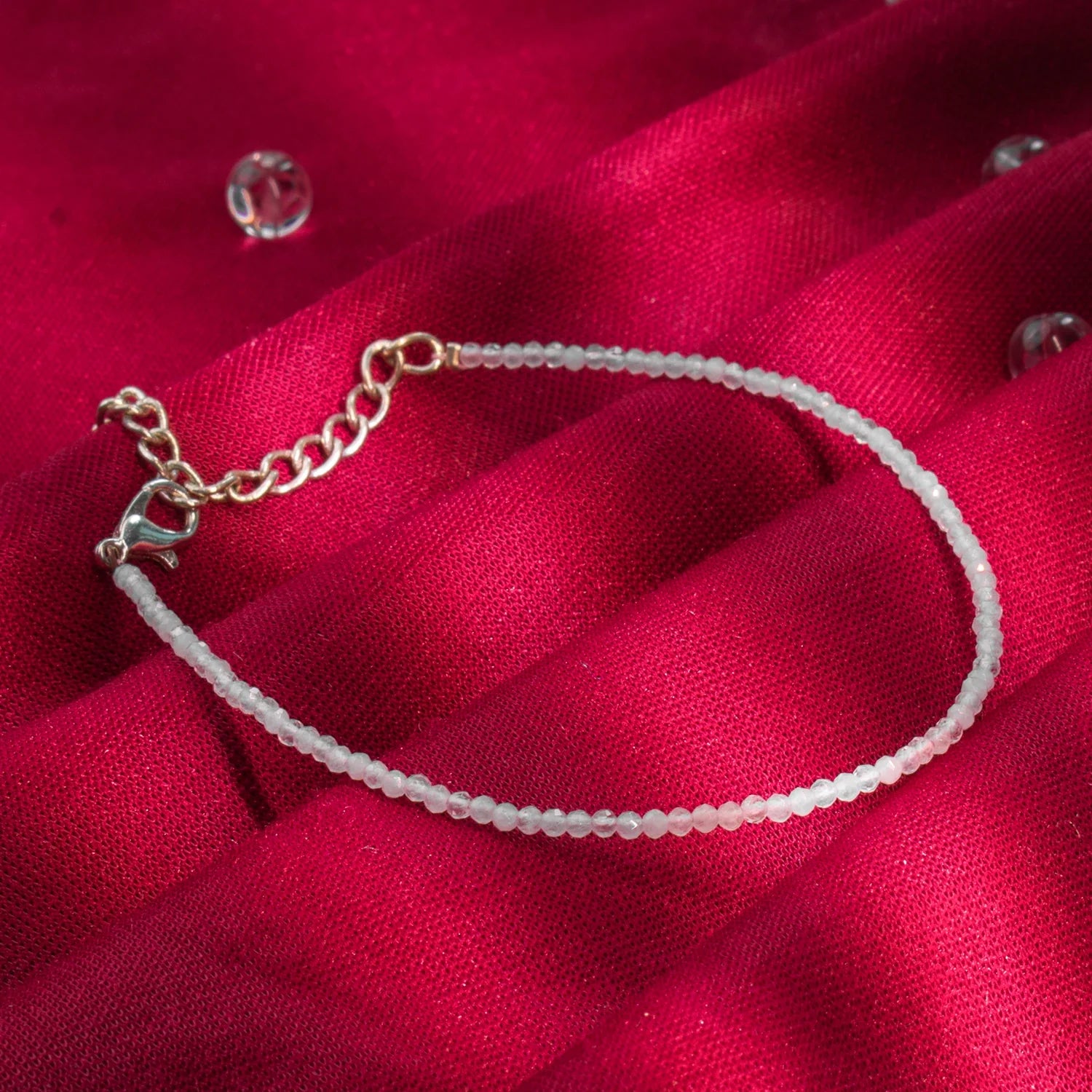 Clear Quartz Anklet